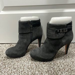 Vince Camuto Heeled Boots-Grey- size 8
